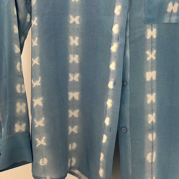 Rails Button Up Silk Shirt - Picture 5 of 5